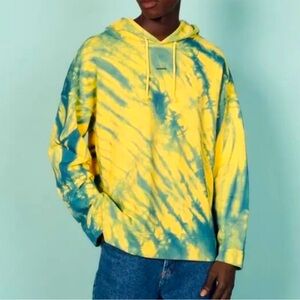 Sandro men's tie dye Hoodie-Jaune size X-Small
Unisex style